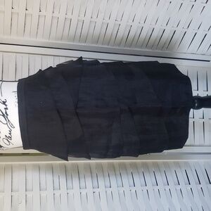 Adrianna Papell black shimering ruffle  pencil skirt nwt 10